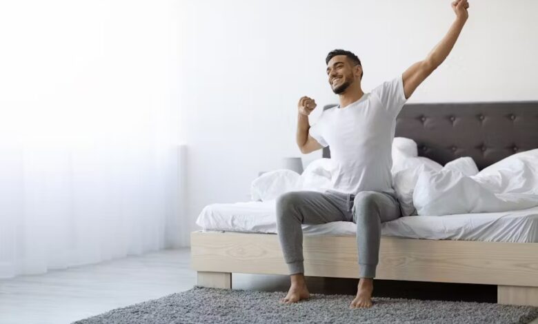 Meregangkan Badan Setelah Bangun Tidur