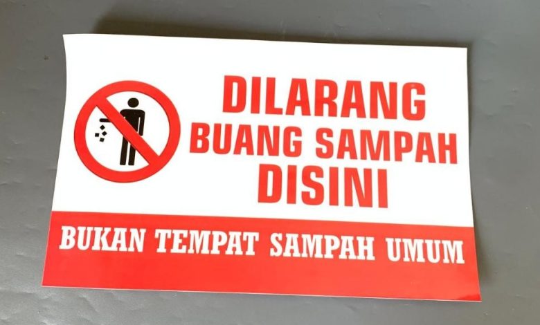 Larangan di Tempat Umum dalam Bahasa Inggris