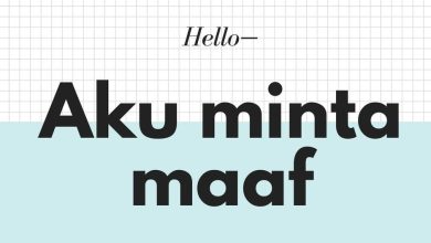 Contoh Kalimat dengan Menggunakan Kata Maaf